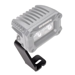 Ford F-150 Light Mounts - Hood Hinge - Go Rhino - XE Hood Hinge Cube - Textured Black - `15-`24